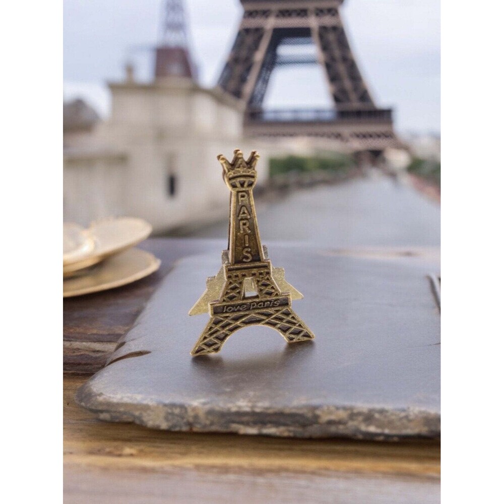 Eiffel Tower Memo Clips Set of 2- Paris Chic School Office Decor, Photo Holder,